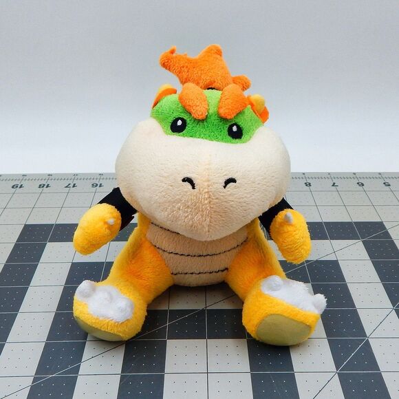 Super Mario Bros Baby Bowser Jr. Plush 6 In Sanei Japan Nintendo Stuffed Toy - Picture 1 of 11